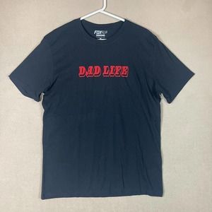 Fox Racing Shirt Adult Extra‎ Large Black Dad Life Premium Short Sleeve Tee Mens